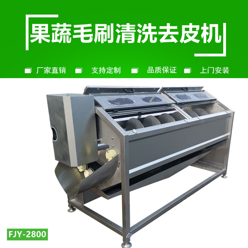 全（quán）自動毛（máo）刷清洗去皮機FJY-2800